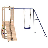 Outdoor Playset Solid Wood Pine - Front View