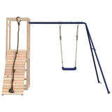 Outdoor Playset Solid Wood Pine - Side View