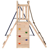 Outdoor Playset Solid Wood Pine - Top-Down View