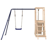 Outdoor Playset Solid Wood Pine - Rear View