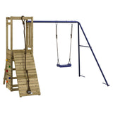 Outdoor Playset Impregnated Wood Pine - Front View