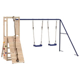 Outdoor Playset Solid Wood Pine - Front View