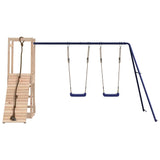 Outdoor Playset Solid Wood Pine - Side View