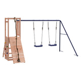 Outdoor Playset Solid Wood Douglas - Front View