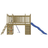 Outdoor Playset Impregnated Wood Pine - Top-Down View