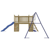 Outdoor Playset Impregnated Wood Pine - 45-Degree Angle