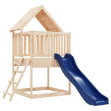Outdoor Playset Solid Wood Pine - Front View