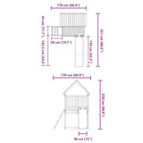 Outdoor Playset Solid Wood Douglas - Extra Image