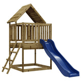 Outdoor Playset Impregnated Wood Pine - Front View