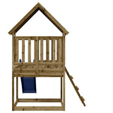 Outdoor Playset Impregnated Wood Pine - Rear View