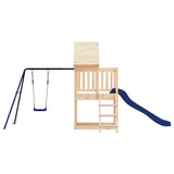 Outdoor Playset Solid Wood Pine - Side View