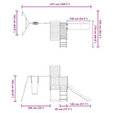 Outdoor Playset Solid Wood Douglas - Extra Image