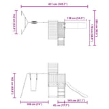 Outdoor Playset Impregnated Wood Pine - Extra Image
