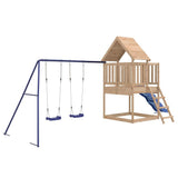 Outdoor Playset Solid Wood Pine - Front View