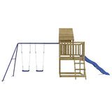 Outdoor Playset Impregnated Wood Pine - Close-Up Angle
