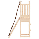Playhouse with Climbing Wall Solid Wood Pine - 45-Degree Angle