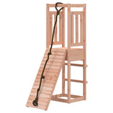 Playhouse with Climbing Wall Solid Wood Douglas - Side View