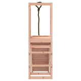 Playhouse with Climbing Wall Solid Wood Douglas - Close-Up Angle