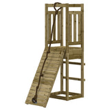 Playhouse with Climbing Wall Impregnated Wood Pine
