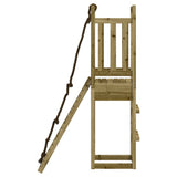 Playhouse with Climbing Wall Impregnated Wood Pine - 45-Degree Angle