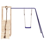 Outdoor Playset Solid Wood Pine - Top-Down View