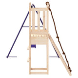 Outdoor Playset Solid Wood Pine - Rear View