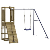 Outdoor Playset Impregnated Wood Pine - Front View