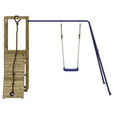 Outdoor Playset Impregnated Wood Pine - Top-Down View