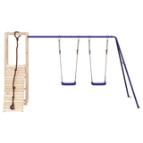 Outdoor Playset Solid Wood Pine - Top-Down View