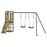 Outdoor Playset Impregnated Wood Pine - Side View
