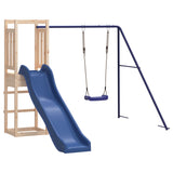 Outdoor Playset Solid Wood Pine - Front View