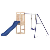 Outdoor Playset Solid Wood Pine - Side View