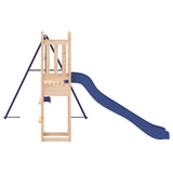 Outdoor Playset Solid Wood Pine - Rear View