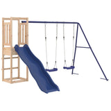 Outdoor Playset Solid Wood Pine - Front View