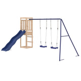 Outdoor Playset Solid Wood Pine - Side View