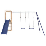 Outdoor Playset Solid Wood Pine - Top-Down View