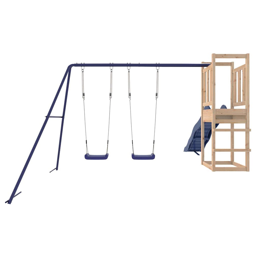 Outdoor Playset Solid Wood Pine