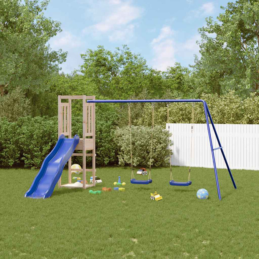 Outdoor Playset Solid Wood Pine
