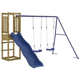 Outdoor Playset Impregnated Wood Pine - Side View
