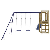 Outdoor Playset Impregnated Wood Pine - Close-Up Angle