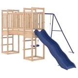 Outdoor Playset Solid Wood Pine - Front View