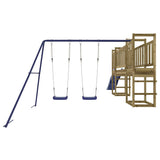 Outdoor Playset Impregnated Wood Pine - Close-Up Angle