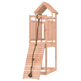 Playhouse with Climbing Wall Solid Wood Douglas - Side View