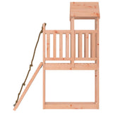 Playhouse with Climbing Wall Solid Wood Douglas - 45-Degree Angle