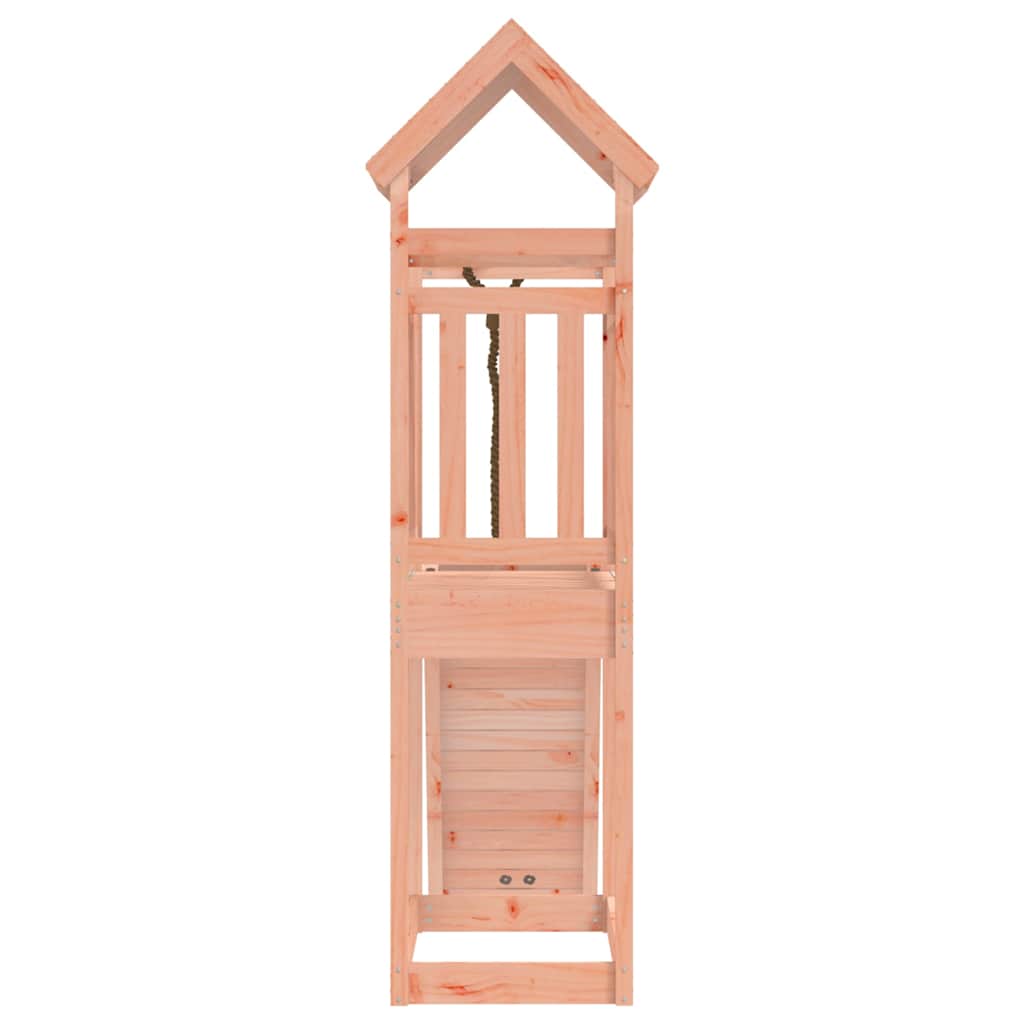 Playhouse with Climbing Wall Solid Wood Douglas