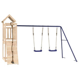 Outdoor Playset Solid Wood Pine - Front View