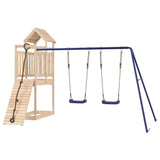 Outdoor Playset Solid Wood Pine - Side View