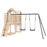 Outdoor Playset Solid Wood Pine - Side View