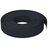 Garden Edgings 2 pcs Black 10 m 10 cm Polyethylene - Top-Down View