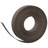 Garden Edgings 4 pcs Brown 10 m 10 cm Polyethylene - Side View